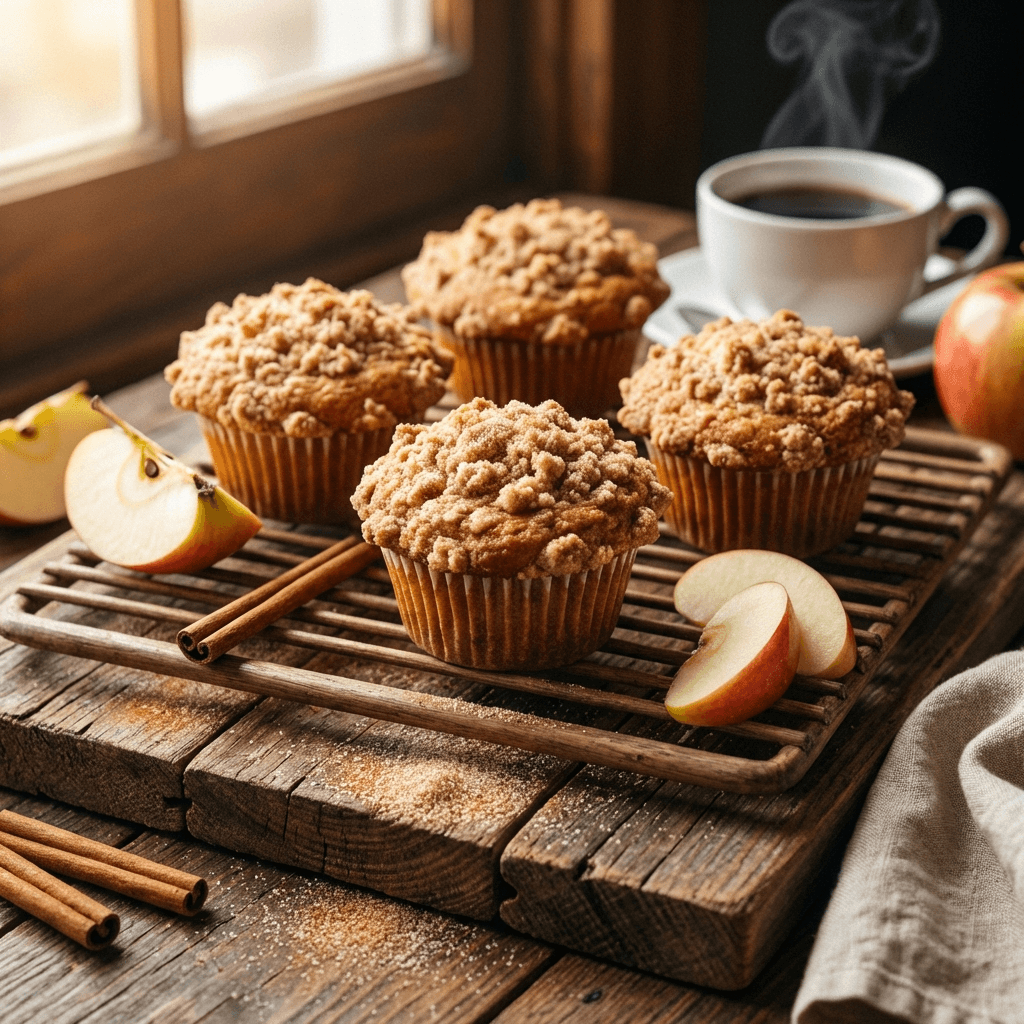 Apple Cinnamon Crumb Muffins