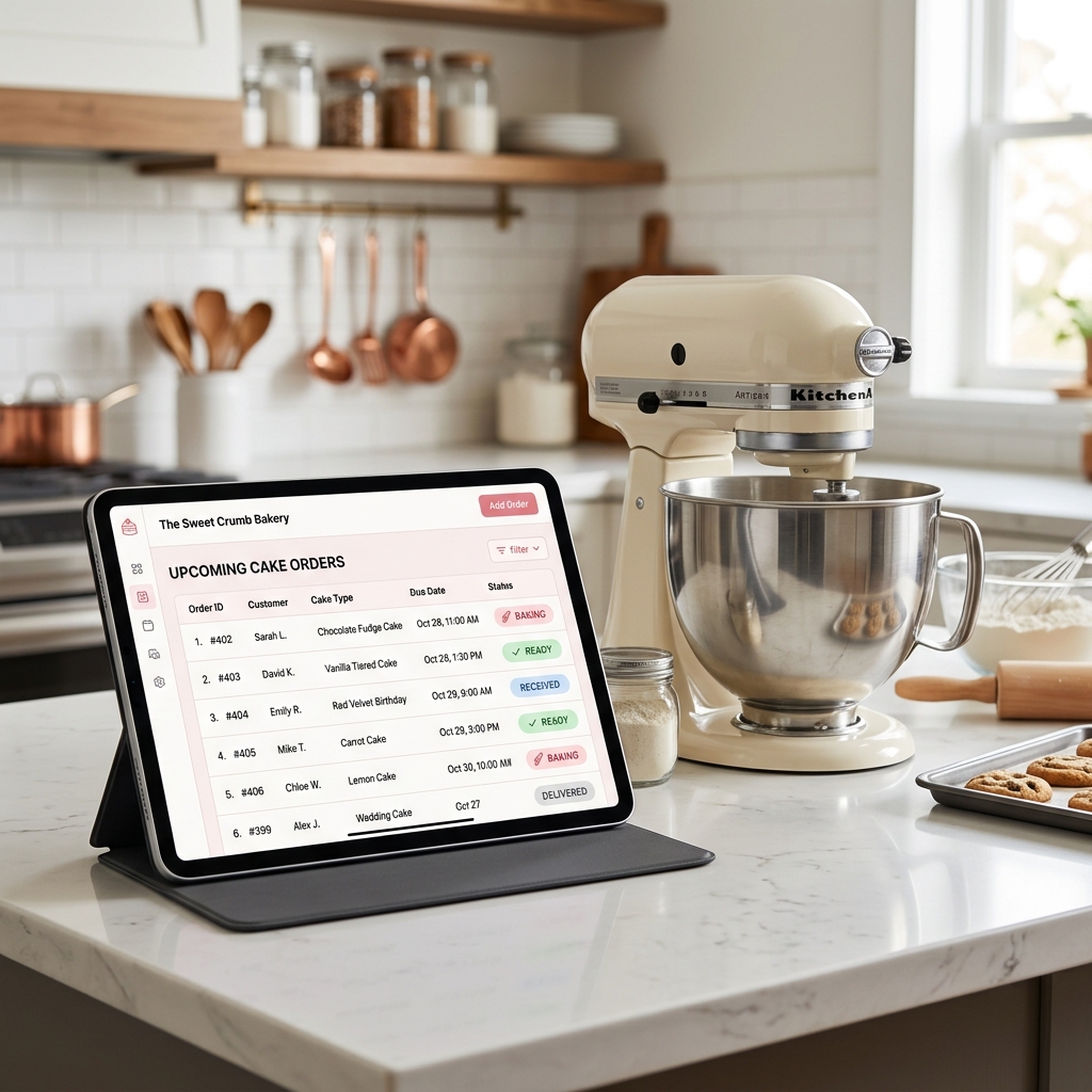 Streamlined Sweetness: Order Management for Bakers
