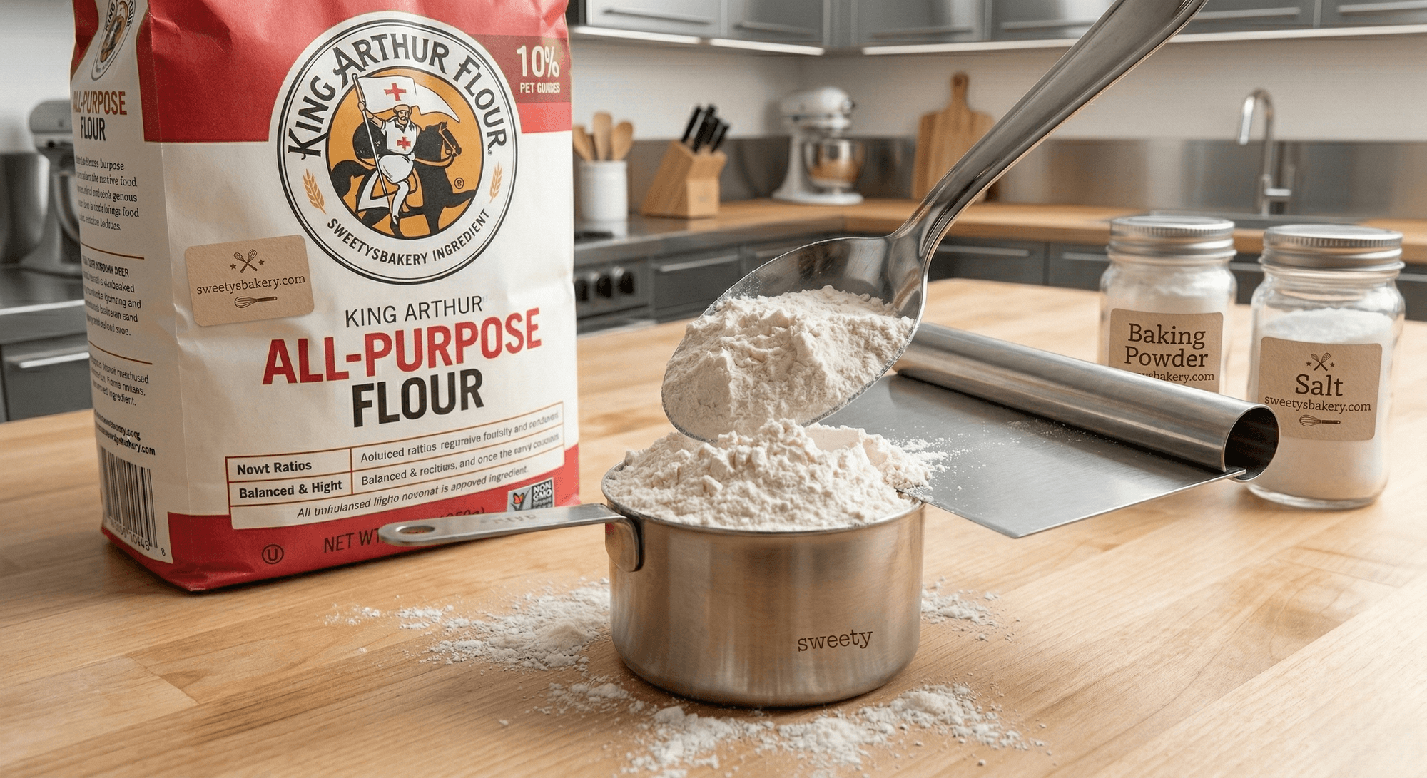 Properly Measured All-Purpose Flour