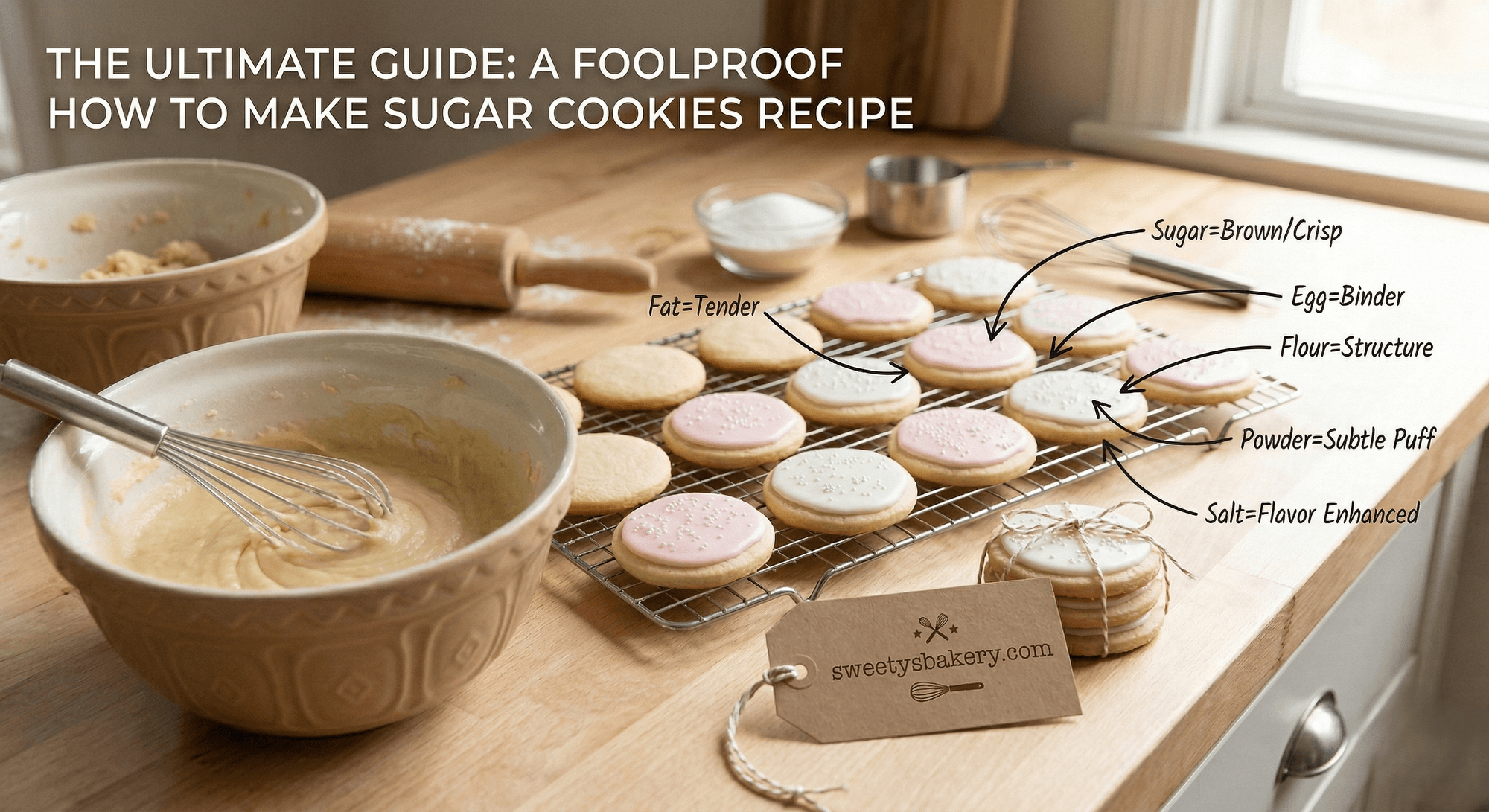 Perfectly Baked Homemade Sugar Cookies