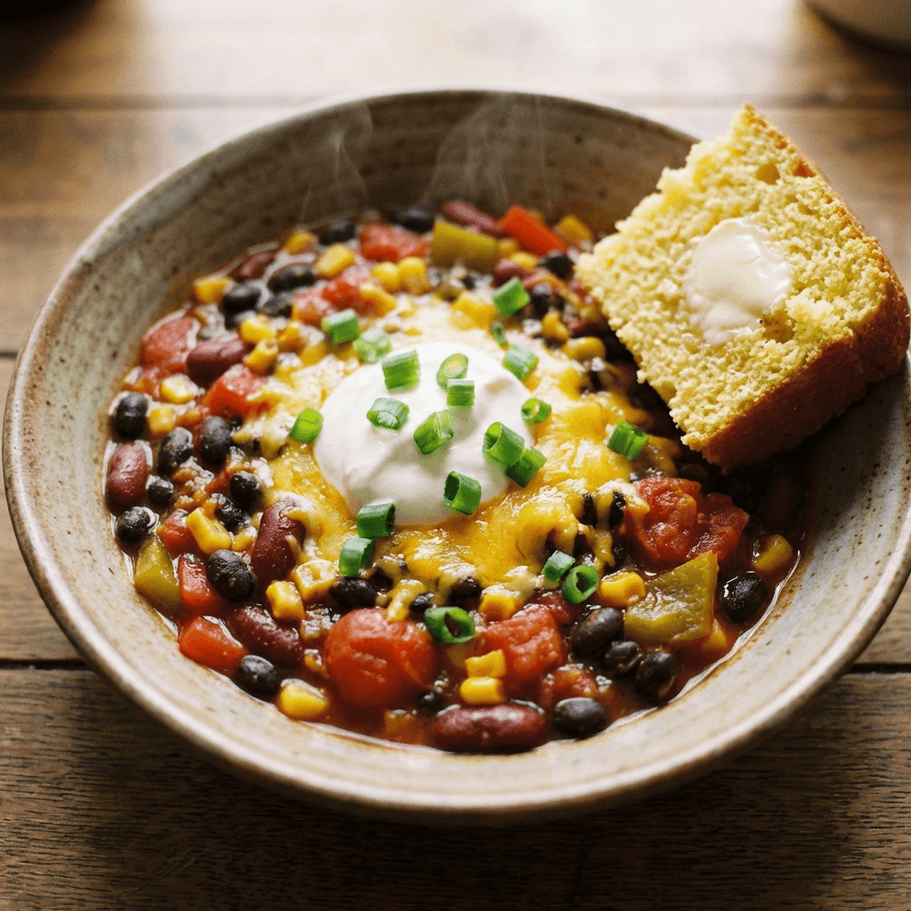 Hearty Smoky Vegetarian Chili